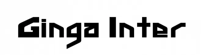 Ginga Inter  Скачать бесплатные шрифты