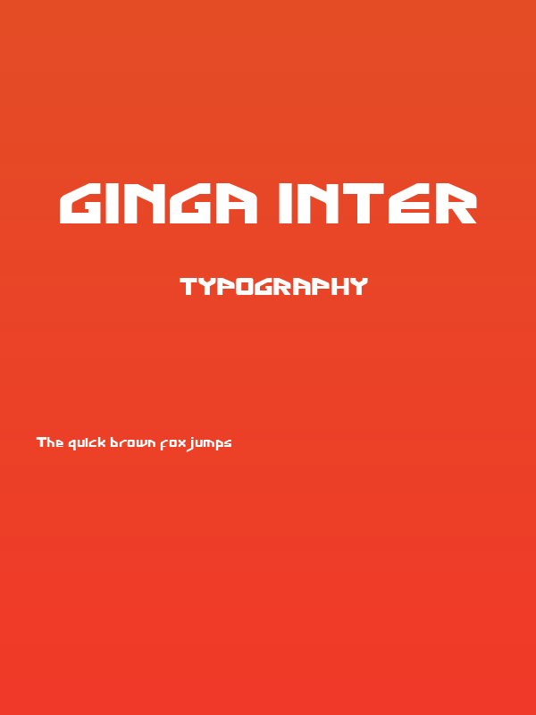 Ginga Inter Poster