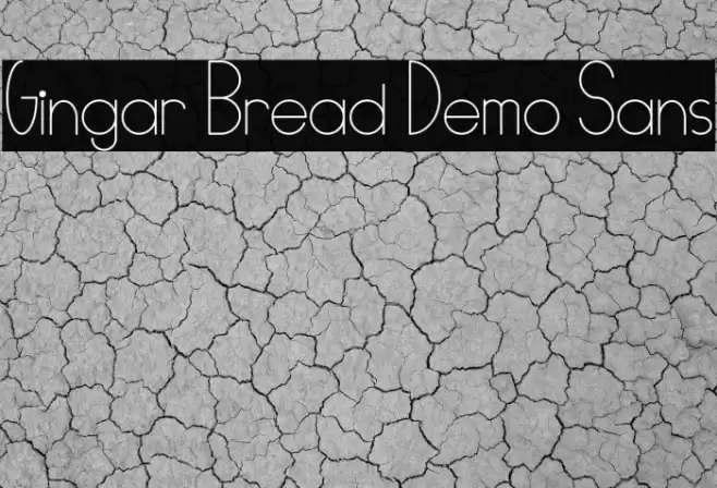 Gingar Bread Demo Sans Font examples
