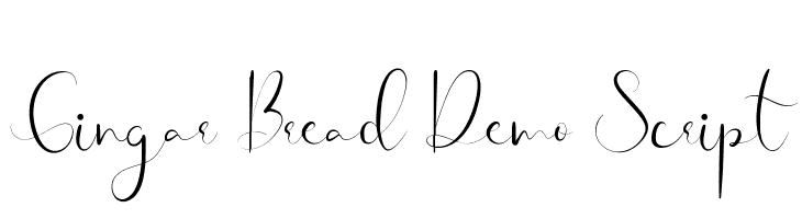 Gingar Bread Demo Script  Descarca Fonturi Gratis