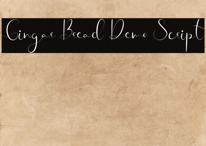 Gingar Bread Demo Script Example 1