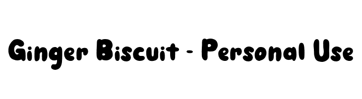 Ginger Biscuit - Personal Use  Fuentes Gratis Descargar