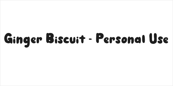 Ginger Biscuit - Personal Use Logo
