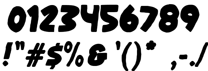 Ginger Galaxy Font OTHER CHARS