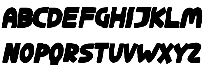 Ginger Galaxy Font LOWERCASE