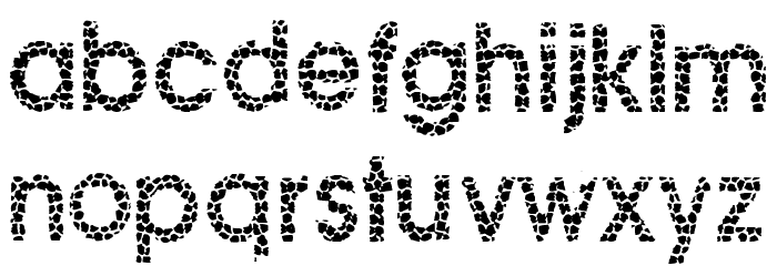 Ginger Snake Font LOWERCASE