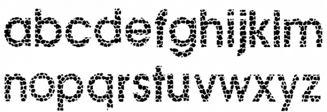 Ginger Snake Font LOWERCASE