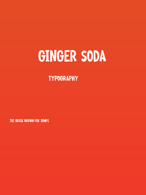 Ginger Soda Poster