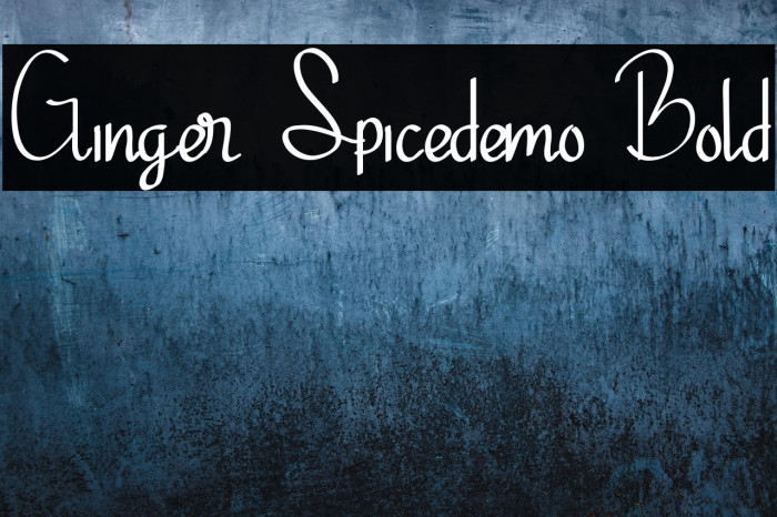 Ginger Spicedemo Bold Example 3