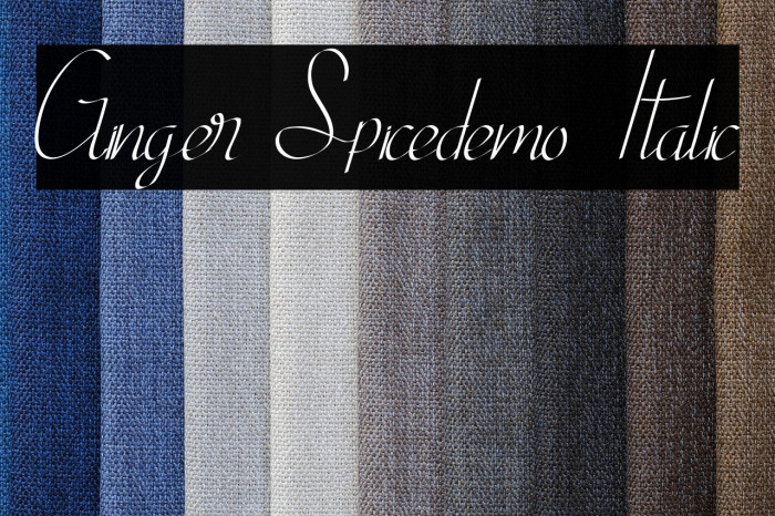 Ginger Spicedemo Italic Example 3