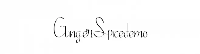 Ginger Spicedemo  Free Fonts Download