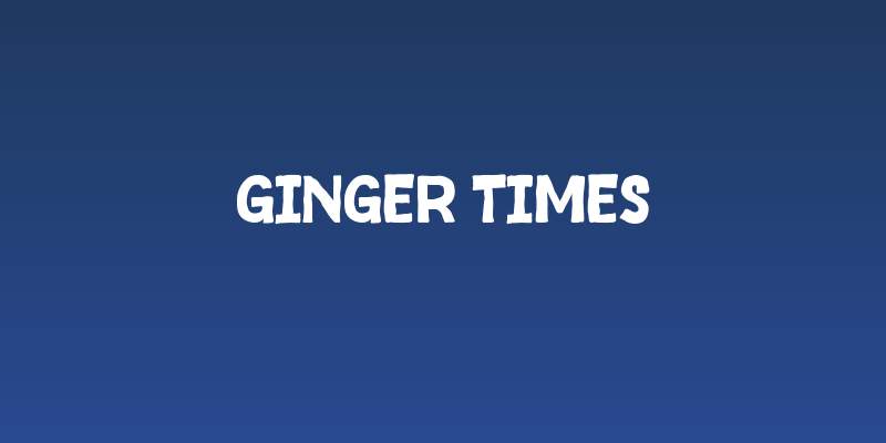 Ginger Times Social Header