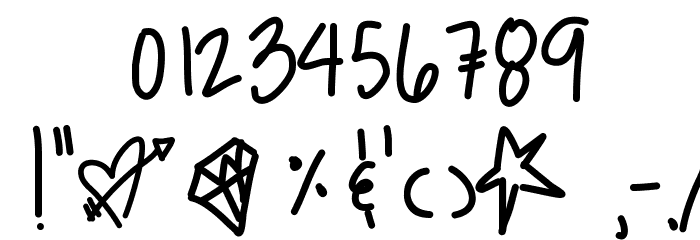 GingerCookies Font OTHER CHARS