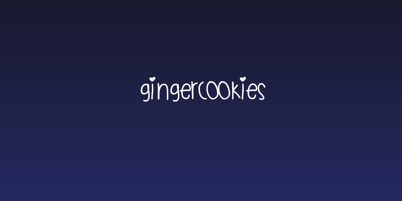GingerCookies Social Header