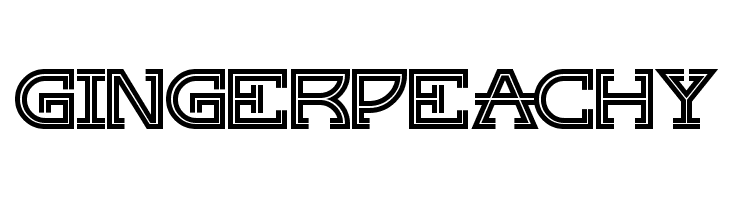 GingerPeachy Font
