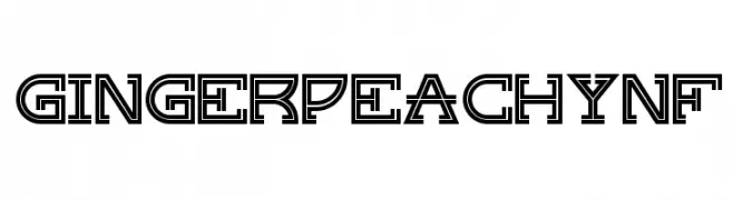 GingerPeachyNF  font caratteri gratis