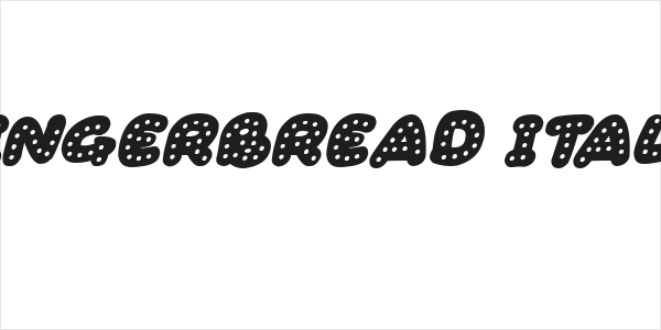 Gingerbread Italic Logo