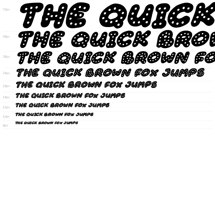 Gingerbread Italic Waterfall