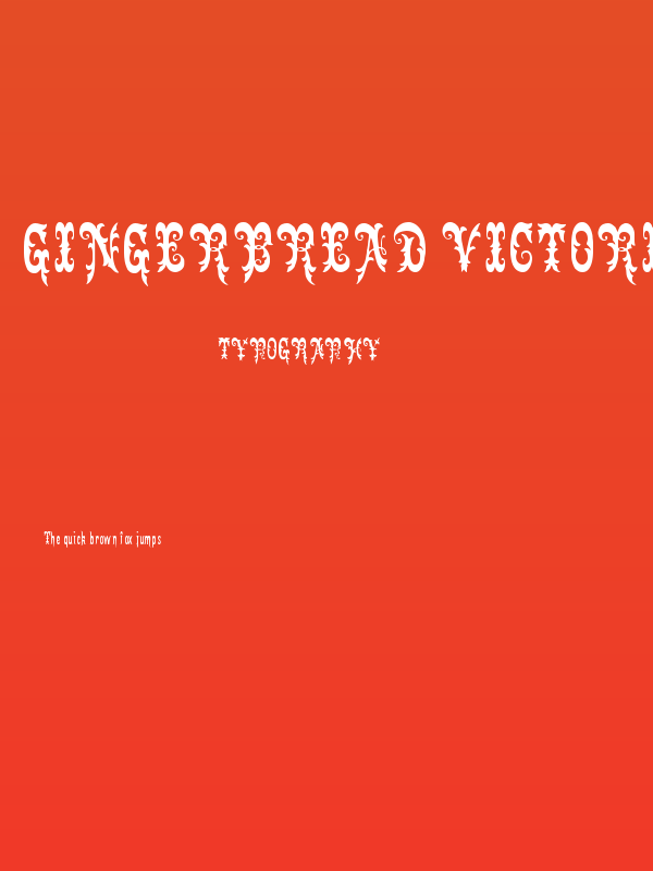 Gingerbread Victorian Poster