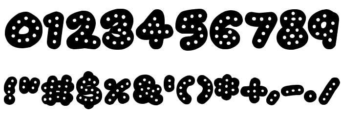 Gingerbread Font OTHER CHARS