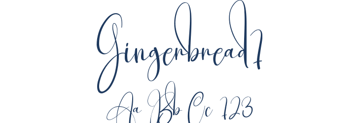 Gingerbread1 Font Preview