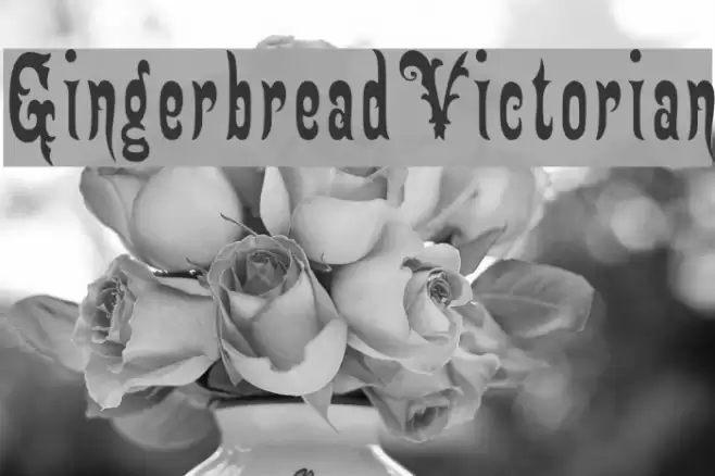 GingerbreadVictorian Font examples