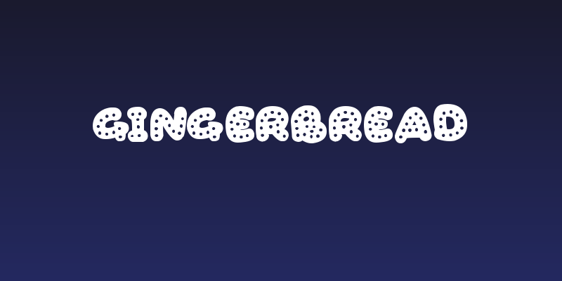 Gingerbread Social Header