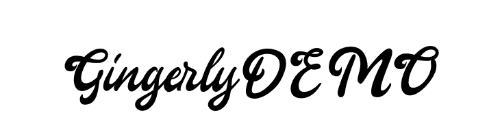 GingerlyDEMO  Frei Schriftart Herunterladen