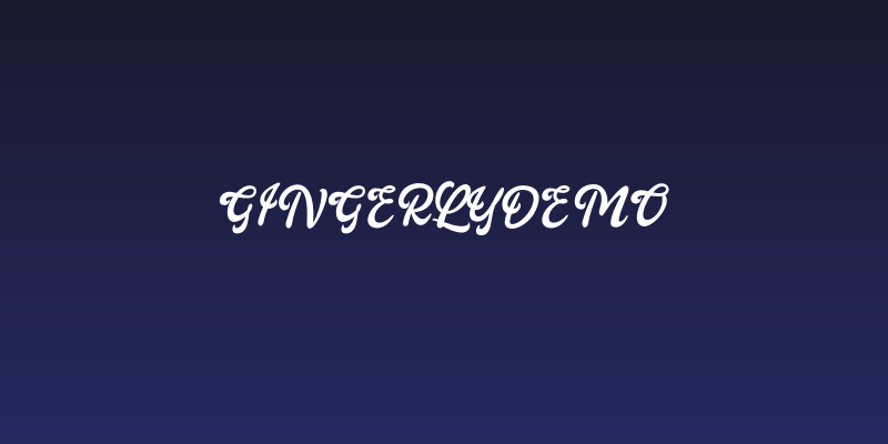 GingerlyDEMO Social Header