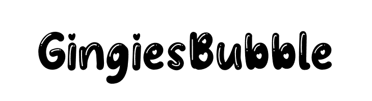 Gingies Bubble  免费字体下载