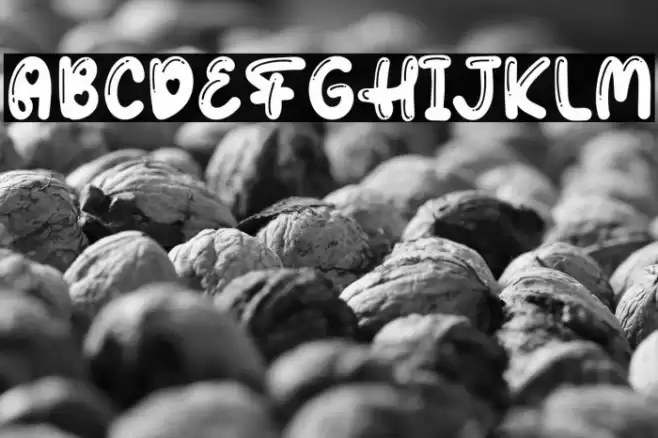 Gingies Bubble Font examples