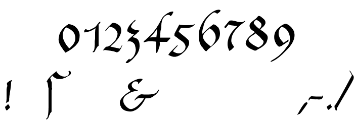 GingkoFraktur Font OTHER CHARS