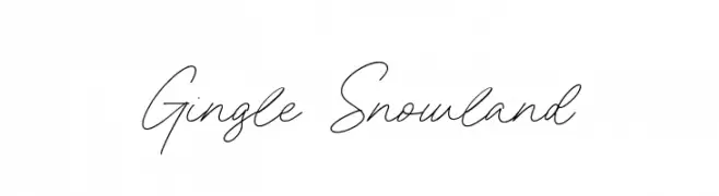 Gingle Snowland  フリーフォントのダウンロード