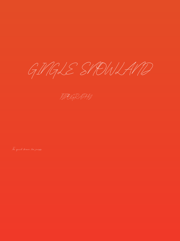 Gingle Snowland Poster