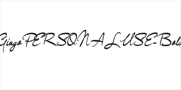 GingoPERSONALUSE-Bold Logo