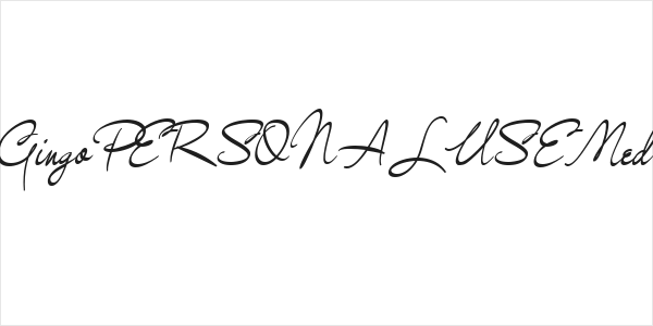 GingoPERSONALUSEMed Logo