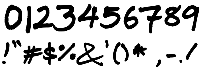 Ginjah Ninjah Font OTHER CHARS