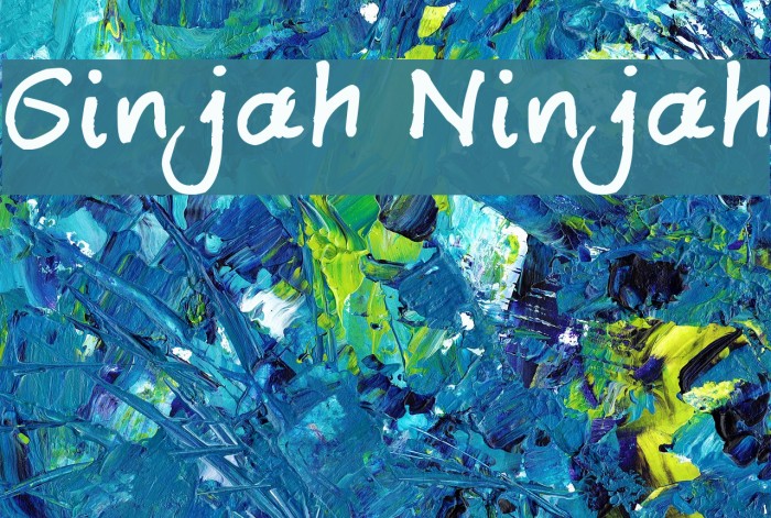 Ginjah Ninjah Font examples