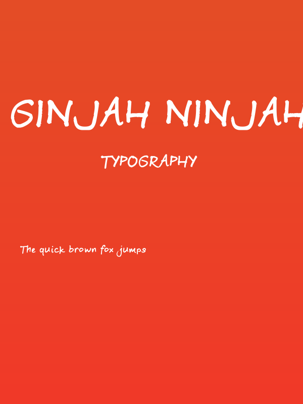 Ginjah Ninjah Poster