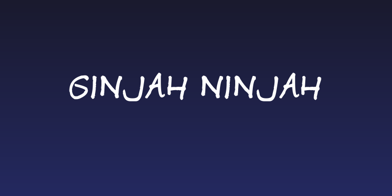 Ginjah Ninjah Social Header