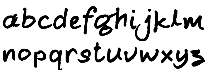 Ginjah Ninjah Font LOWERCASE