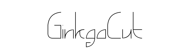 GinkgoCut  Descarca Fonturi Gratis