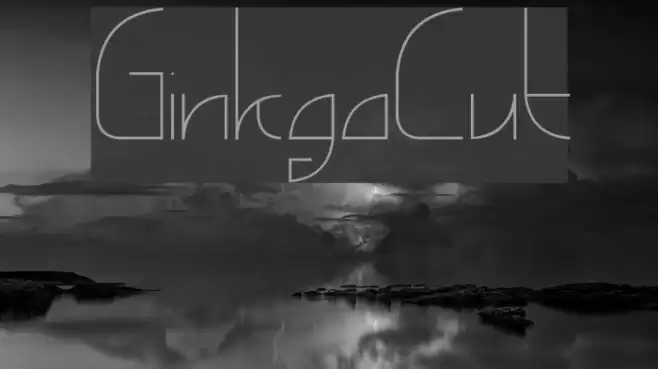 GinkgoCut Font examples