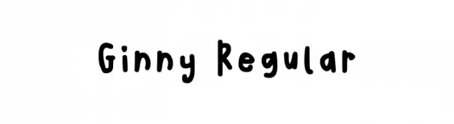 Ginny Regular  Frei Schriftart Herunterladen