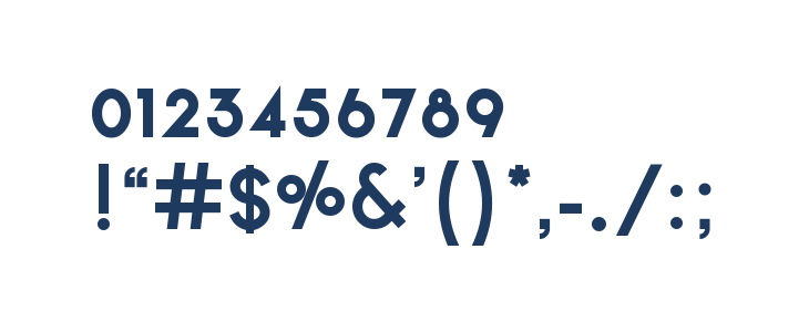 Ginora Sans Bold Other Characters