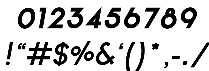 Ginora Sans Semi Bold Oblique Font OTHER CHARS