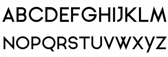 Ginora Sans Semi Bold Font Litere mari