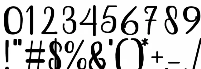 Ginta Font OTHER CHARS