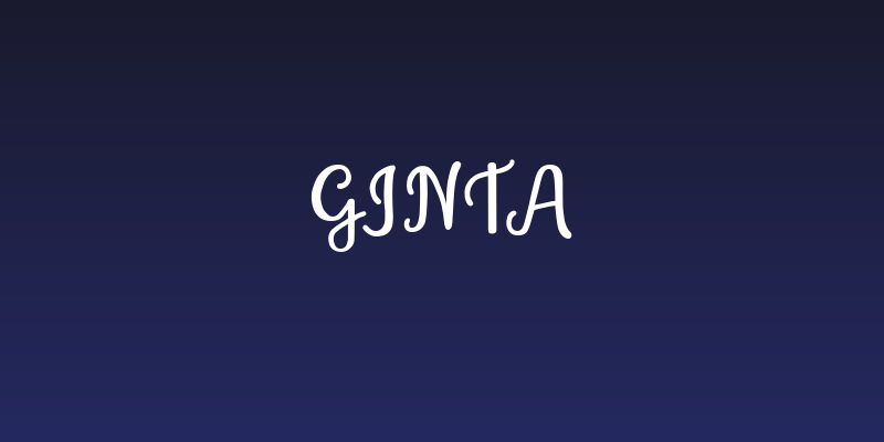 Ginta Social Header
