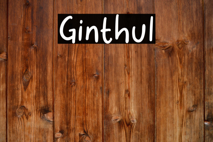 Ginthul Example 1